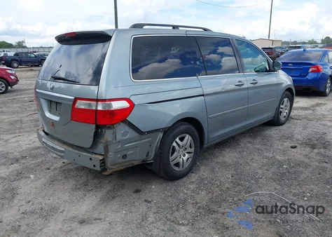 2007 Honda Odyssey Ex-L из США, поврежденный, VIN 5FNRL38637B098493